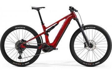 Merida celoodpružený horský elektrobicykel eONE-FORTY 675 červený(čierny) 2024