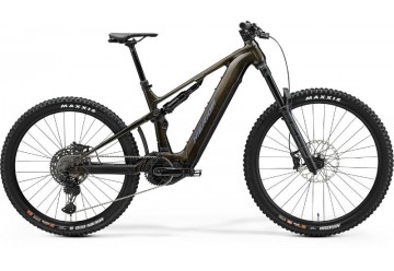 Merida celoodpružený horský elektrobicykel eONE-SIXTY 875 zlatý(šedý) 2025