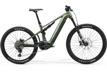 Merida celoodpružený horský elektrobicykel eONE-SIXTY 675 matný zelený(biely) 2025