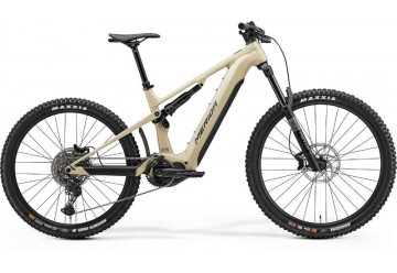 Merida celoodpružený horský elektrobicykel eONE-SIXTY 575 pieskový(čierny) 2025