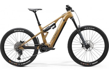 Merida celoodpružený horský elektrobicykel eONE-EIGHTY 500 svetlohnedý(čierny) 2025