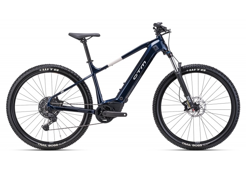 CTM horský elektrobicykel WIRE GX - tmavomodrá perleť / strieborná 2025