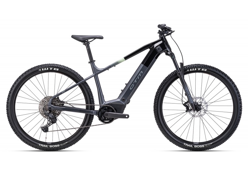 CTM horský elektrobicykel WIRE GX xpert  - matná kovová čierna / lesklá čierna 2025