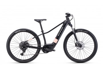 CTM dámsky horský elektrobicykel RUBY GX 27,5 - matná čierna / lesklá staroružová 2025