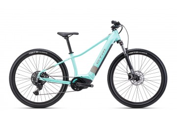CTM dámsky horský elektrobicykel RUBY GX 27,5 - matná svetlotyrkysová perleť / sivá 2025