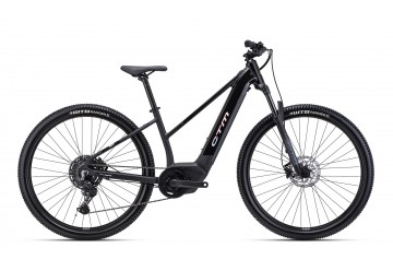 CTM dámsky horský elektrobicykel ROXXY GX PRO - lesklá čierna / matná čierna 2025