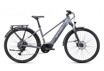 CTM dámsky trekingový elektrobicykel SENZE GX Lady  - matná sivá / staroružová perleť 2025