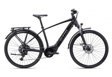 CTM trekingový elektrobicykel SENZE GX Man - matná čierna / sivá 2025