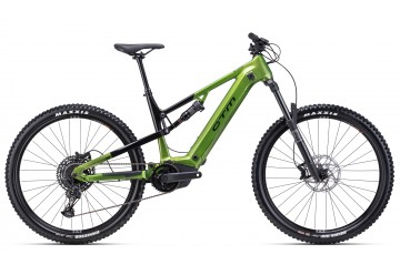 CTM horský elektrobicykel ZYNK XPERT - čierna / zelená perleť 2025