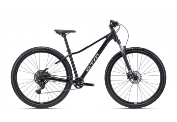 CTM dámsky horský bicykel CHARISMA 3.0 - matná čierna / svetloružová 2025