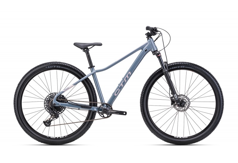 CTM dámsky horský bicykel CHARISMA 6.0 - bledá sivomodrá perleť/bledoružová 2025