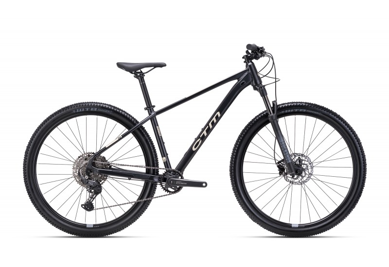 CTM horský bicykel RAMBLER 4.0 - matná antracitová / zlatosivá 2025