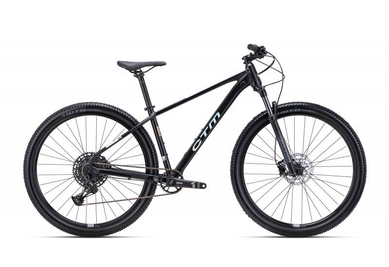 CTM horský bicykel RAMBLER 5.0 - matná čierna / hologram 2025