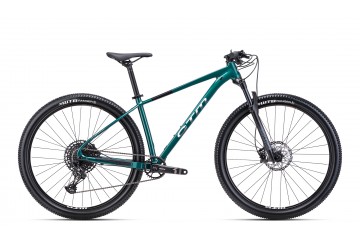 CTM horský bicykel RASCAL 1.0 - tmavozelená / striebornochrómová 2025