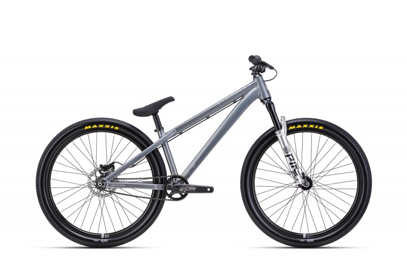 CTM horský bicykel DIRTKING Pro - lesklá sivá / matná sivá 12 2025