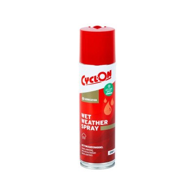 CyclOn Bike Care WET WEATHER SPRAY - mazací olej v spreji vhodný do náročných podmienok