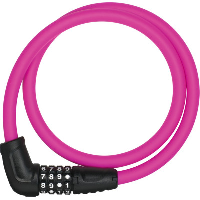 Numerino 5412C/85/12 pink Zámok na zabezpečenie bicykla