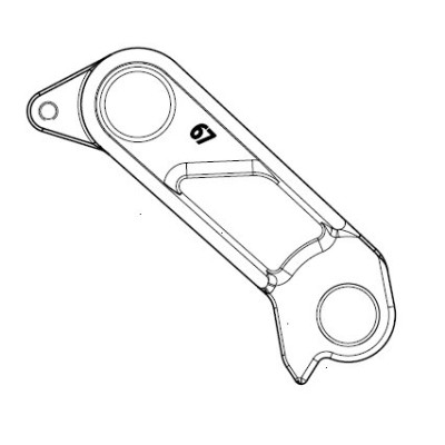 Držiak prehadzovača 039 DH-067