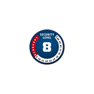 405/100HB yellow Zámok na kotúč