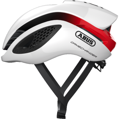 GameChanger white red M Unikátna aerodynamická prilba pre profesionálnych cyklistov