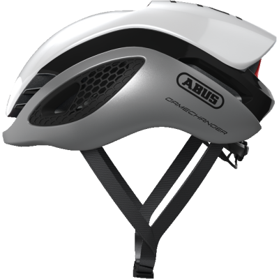 GameChanger silver white M Unikátna aerodynamická prilba pre profesionálnych cyklistov