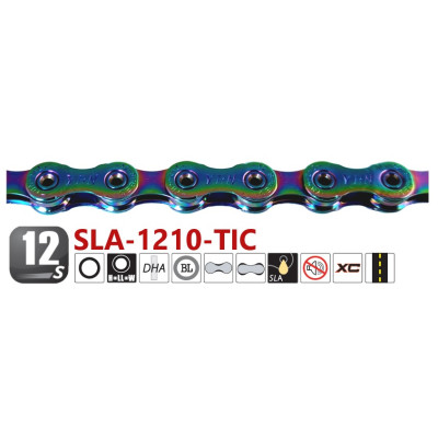 Reťaz Yaban SLA-1210-TI dúhová 126L QRS12